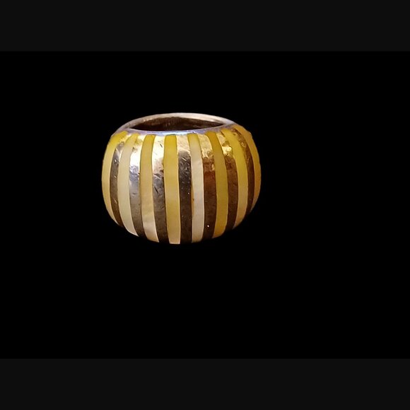 Vintage 925 Sterling Silver Size 5.75 Mother Of Pearl Large Cocktail Ring - Picture 10 of 12